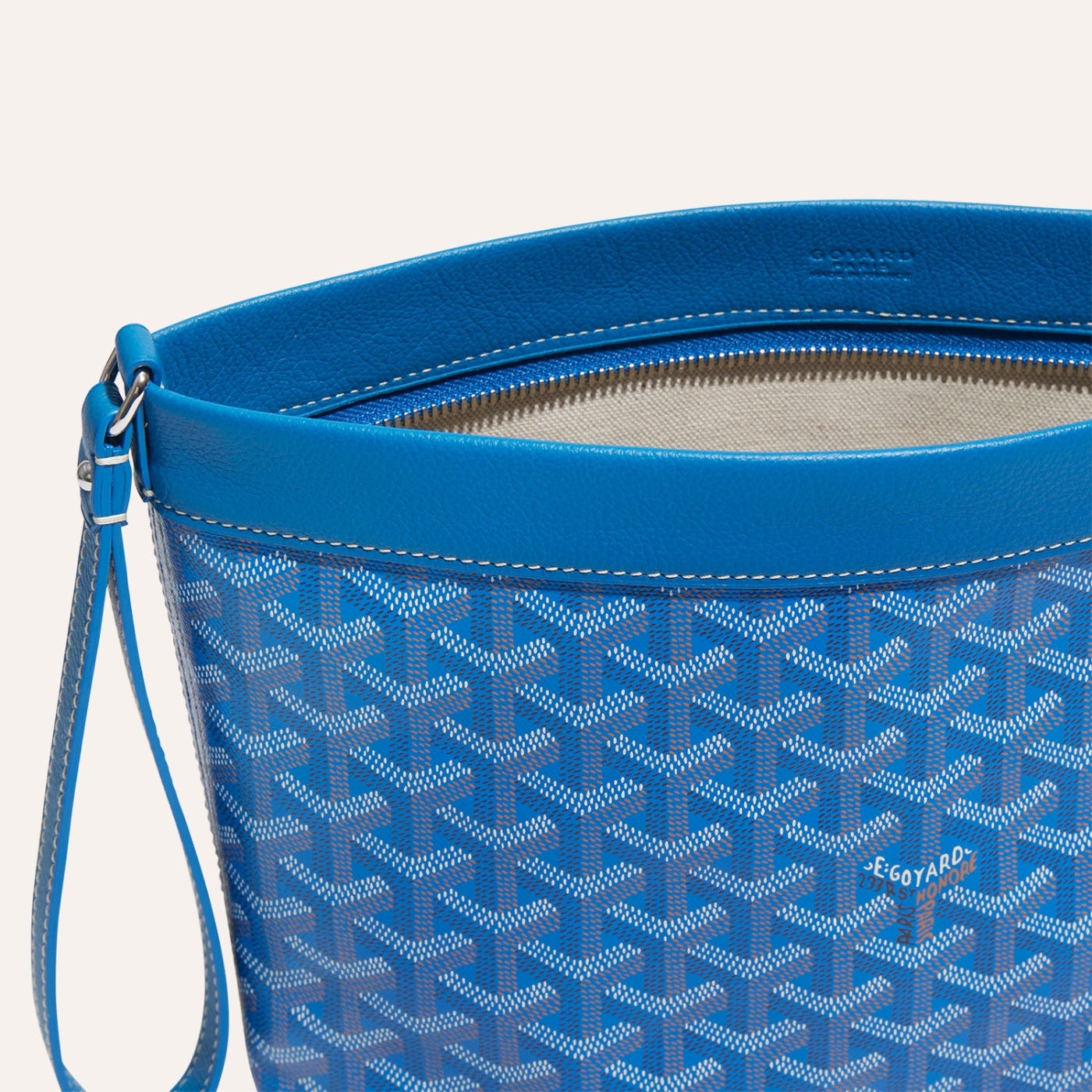 Goyard Conti Pouch Sky Blue - Image 4